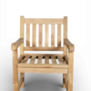 Malakka Teak Loungebank 3 zits