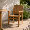 Sabah Teak Tuin Stapelstoel