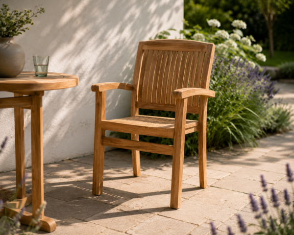 Sabah Teak Tuin Stapelstoel