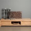 Trendy TV-Meubel 180cm Teak twee lades - open vak