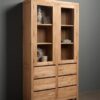 Teak vitrinekast Trendy 100 cm