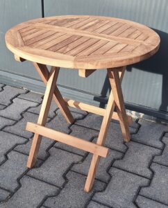 q7w2e9r4t1z.online Tuin Bijzet Klaptafeltje rond 50cm