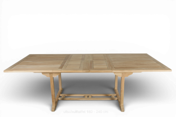 Teak Tuin Uitschuiftafel 180-240