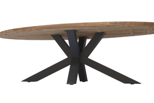 Ovale Teak Tuintafel Robuust 240x120