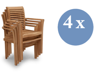 q7w2e9r4t1z.online Tuin Stapelstoel Langkawi set van 4