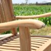 Teak tuin schommelstoel