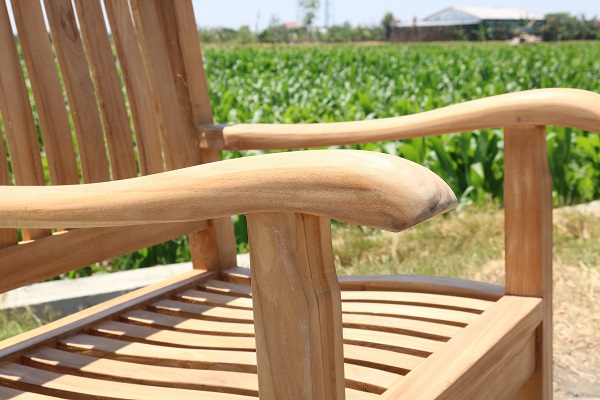Teak tuin schommelstoel