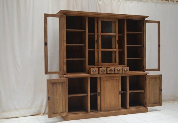 Teak winkelkast Borneo Dengkleh 225 cm