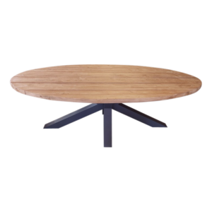 Ovale Teak Tuintafel Robuust 240 * 120 cm