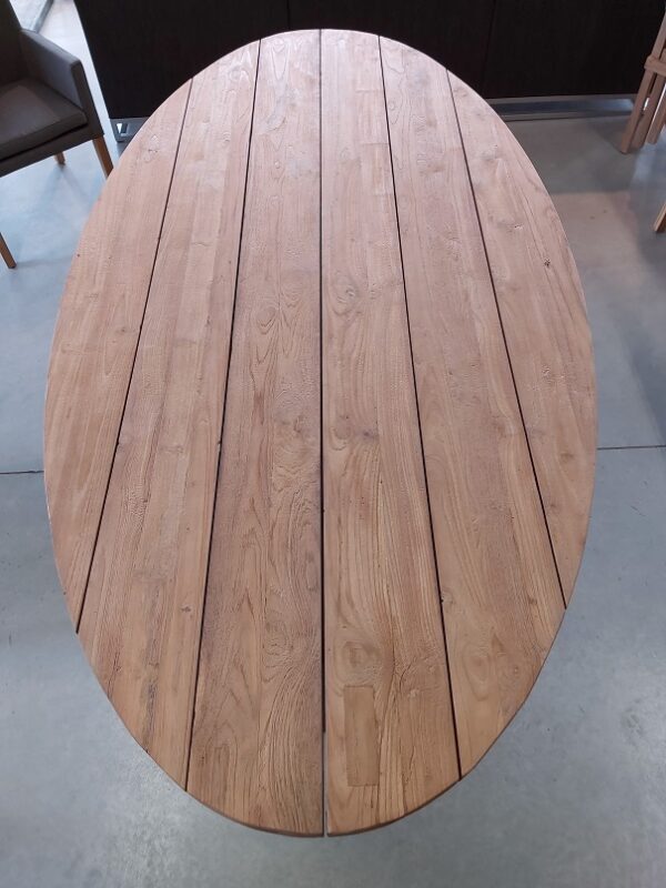 Ovale Teak Tuintafel Robuust 240 * 120 cm