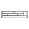 Banjar TV Meubel Metal Teak Open 200cm