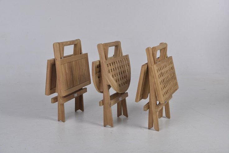Het gemak van een Teakhouten Tuin klaptafeltje