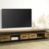 Livorno Teak tv meubel 4 lades 240cm