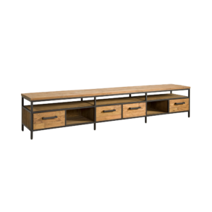 Livorno Teak tv meubel 4 lades 240cm