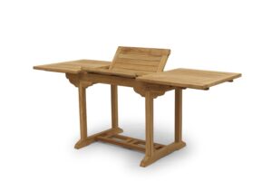 Teak Tuin Uitschuiftafel 120-170