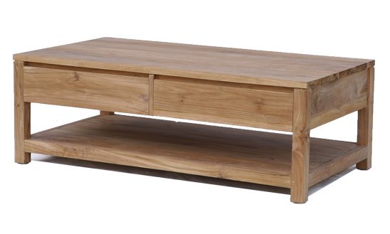 Teak salontafel Corona 4 lades