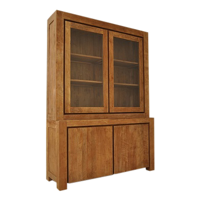 Bogor Shopcabinet Teak 160 cm 2 deurs