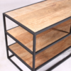 Metal teak tv meubel Banjar open 150 cm