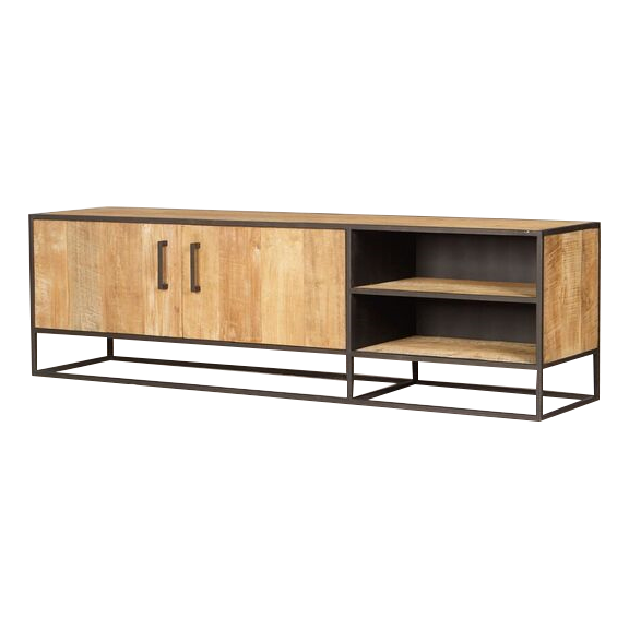 Banjar TV Meubel Metal Teak 170cm