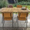 Houten tuinstoelen