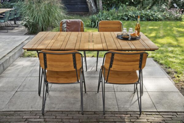 Houten tuinstoelen