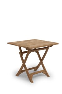 Klaptafel Tuin Vierkant Teak 80 * 80 cm