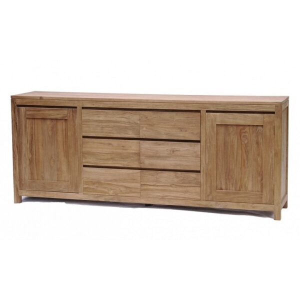 Teak dressoir Corona 220 cm