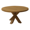 Teak tuintafel massief blad 140 cm