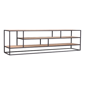 Banjar TV Meubel Metal Teak Open 180cm