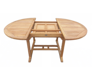q7w2e9r4t1z.online Ovale Tuin Uitschuiftafel 120-180 cm