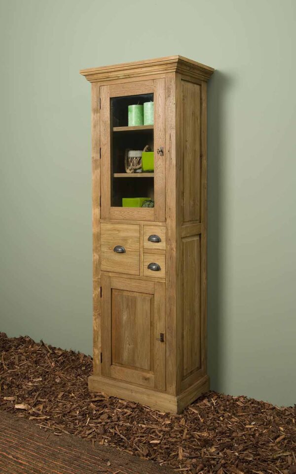 Teak Bologna vitrinekast 66cm