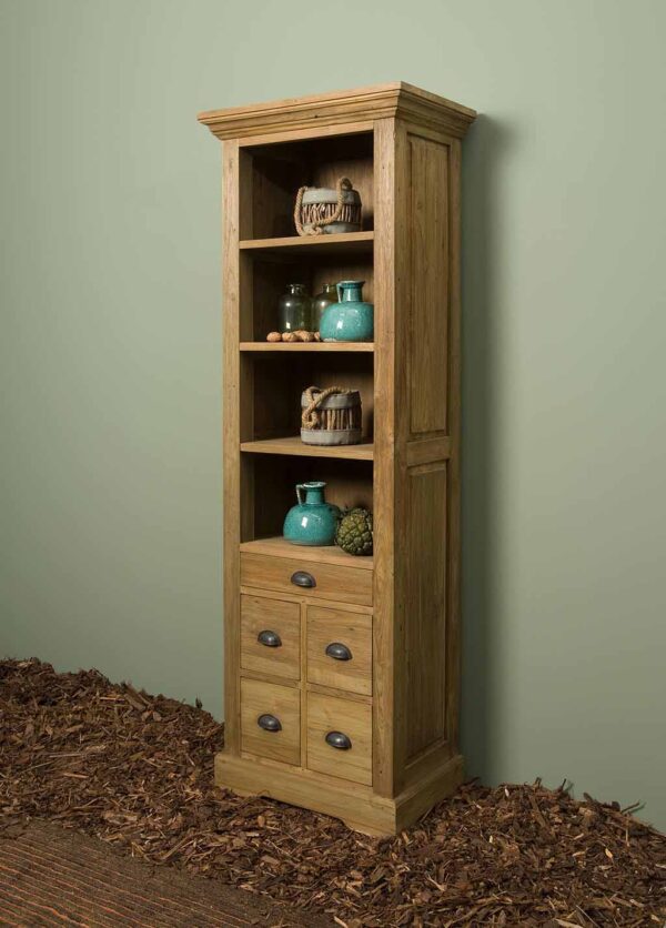 Teak Bologna boekenkast 66cm
