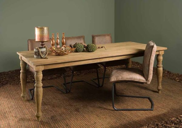 Teak Bologna Eetkamertafel 160cm