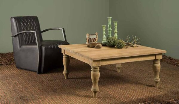 Teak Bologna salontafel vierkant 100cm