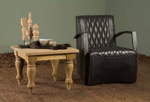 Teak Bologna Bijzettafel 60cm