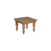 Teak Bologna Bijzettafel 60cm