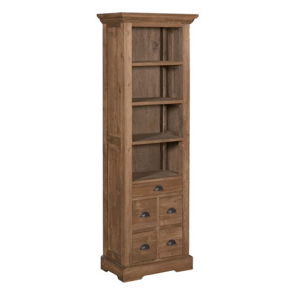 Teak Bologna boekenkast 66cm