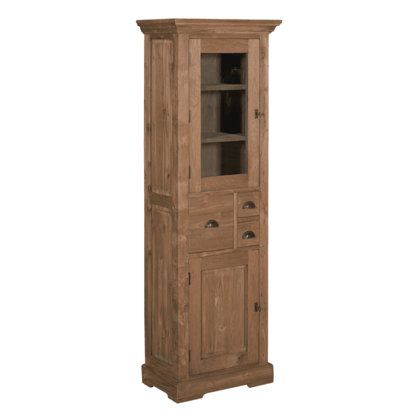 Teak Bologna vitrinekast 66cm