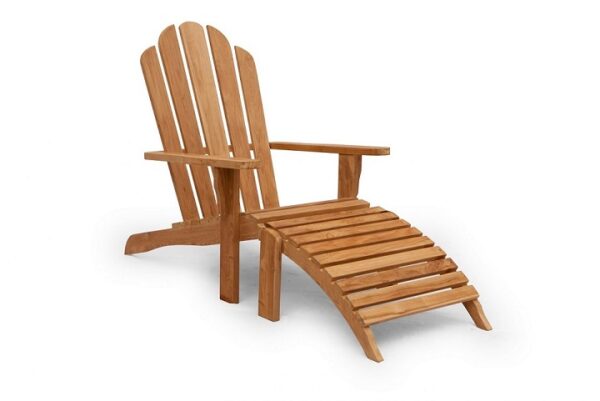 Teak Bearchair set van 2