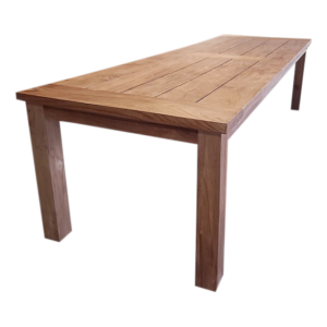 Robuuste Teak Tuintafel Massief 260cm