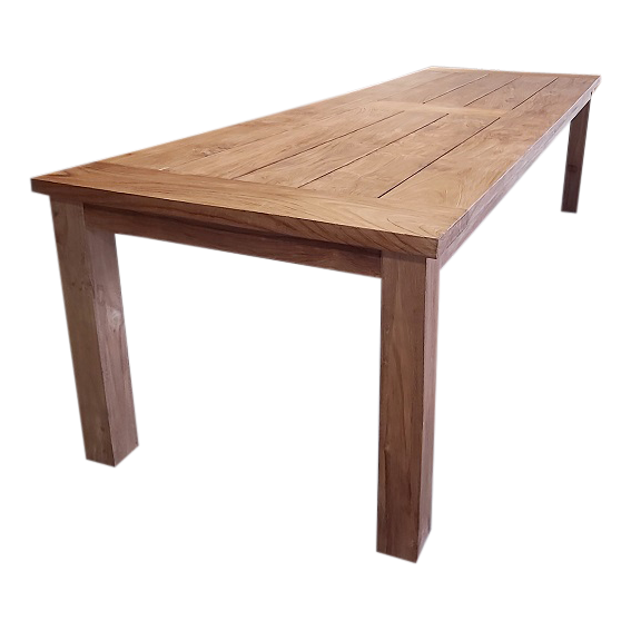 Robuuste Teak Tuintafel Massief 280cm