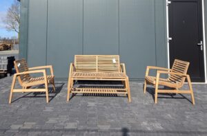Malakka Teak Loungeset 2 zits bank