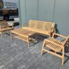 Malakka Teak Loungeset 3 zits bank
