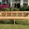 Teak Stationsbank 240 cm