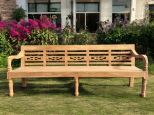 Teak Stationsbank 240 cm