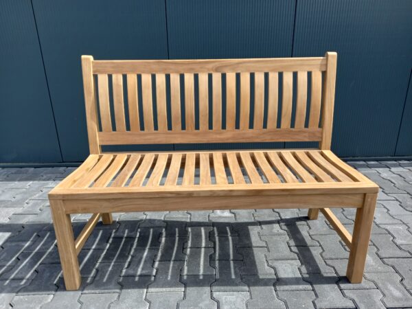 teak tuinbank zonder armleuning