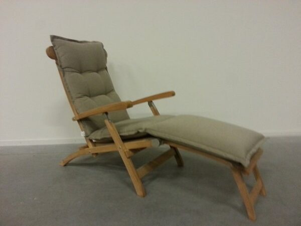deckchair met kussen