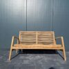 Malakka Teak Loungebank 2 zits