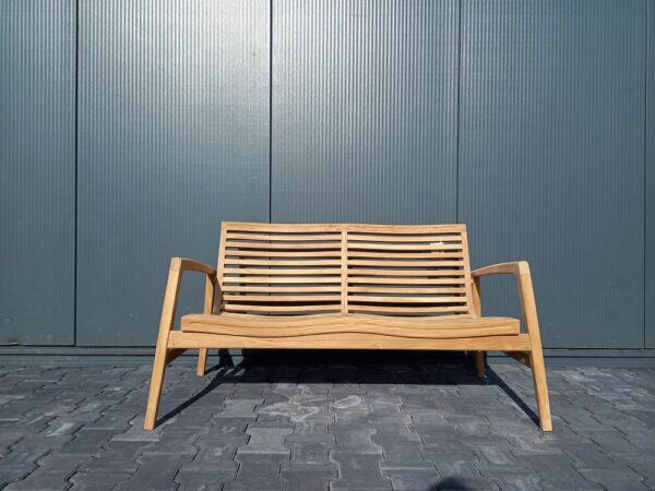 Malakka Teak Loungebank 2 zits