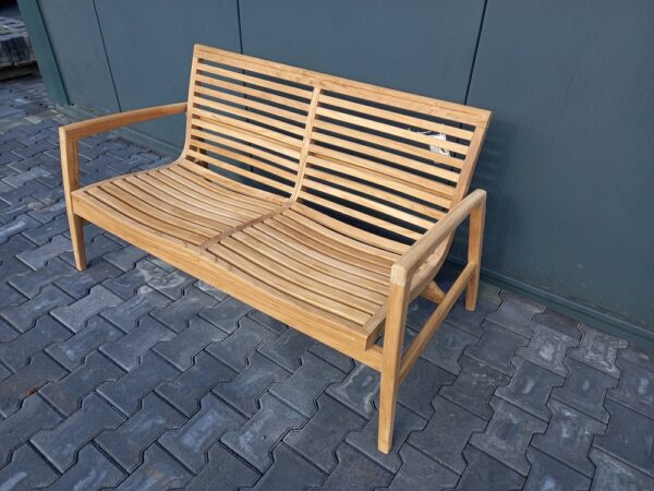 Malakka Teak Loungebank 2 zits